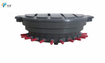 China PE 55l Capacity Calf Feeding Bucket With 12 Nipples for sale