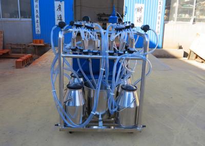 China Stainless Steel Milk Bucket Mobile Milking Machine , Eletric and Diesel Motor for sale