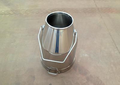 China Stainless Steel Milk Bucket Milking Machine Parts With Fixed Handle for sale