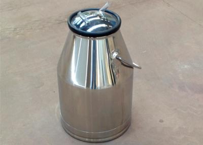 China Lockable Lidded Stainless Steel Milk Bucket / Milk Pail / Milk Container for sale