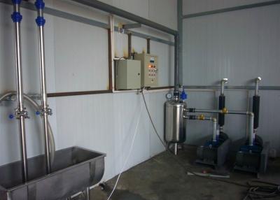 China Fishbone Milking System with Stainless Steel Milk Receiving Container , Time-Saving Parlor for sale