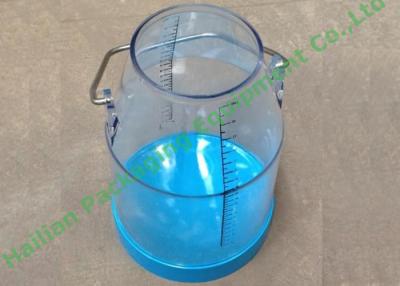 China 25 Liter Transparent / Clear Milk Bucket Milking Machine Parts With SGS Certificate for sale