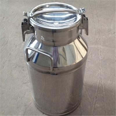 China Transporte líquido del almacenamiento del cubo de la leche del acero inoxidable de las tapas del lacre en venta