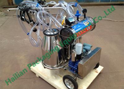 China Buffalo Milk Sucking Machine Stainless Steel With Twin Buckets for sale