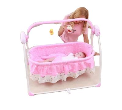 China 2021 New Baby Crib Easy Swing Bassinet Musical Modern Folding Safety Electric Baby Cradle à venda