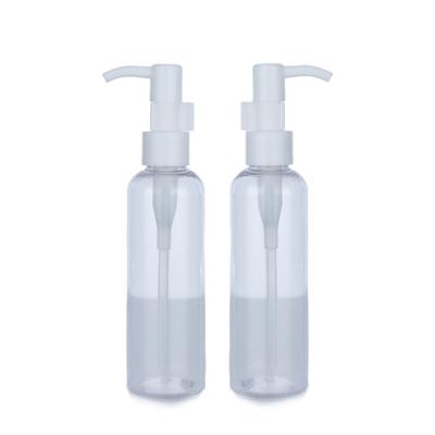 China 120ml Clear Plastic Makeup Remover Bottle Facial Foam Bottle For Skincare Products for sale