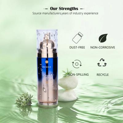 Китай 50ml Glass Emulsion Bottle Dark Blue Gradual Finish Fine Flash продается