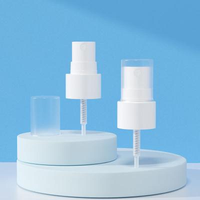 China Effortless Dispensing White Fine Mist Plastic Spray Pump Heads For Face Care for sale