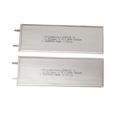 China 3C Discharge 3.7 V 800mAh LiPo Battery Ultra Thin LiPo Polymer Battery for sale