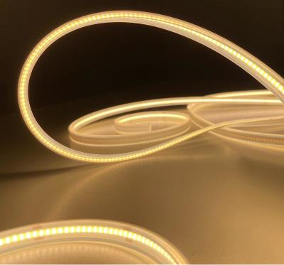 China Silicon Extrusion IP65 Waterproof Flexible COB Strip Light 8mm Width for sale