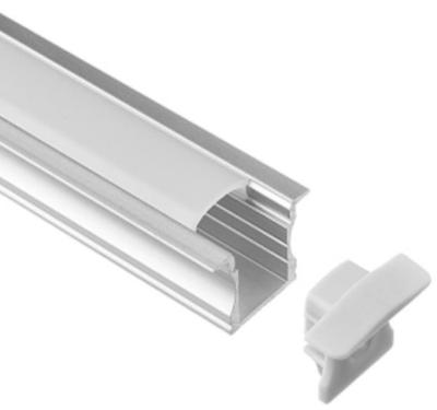 Chine Profil en aluminium enfoncé 25 x 14.5mm RoHS de lumière du bâti LED à vendre