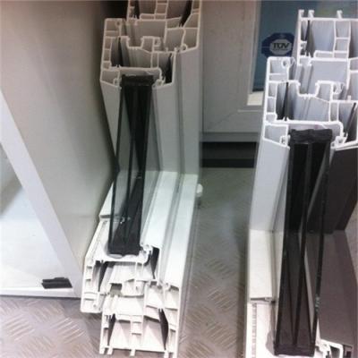 China Single Double Glass UPVC Extrusion Profiles Lead Free 1.8mm 2.0mm 2.8mm Thickness for sale