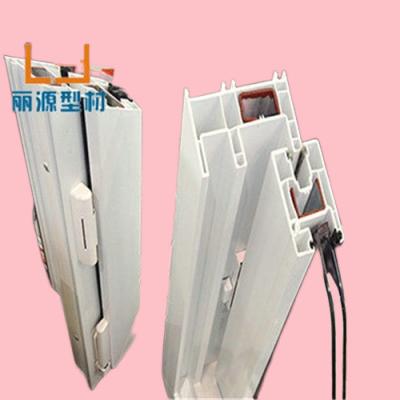 China Two / Three Track UPVC Sliding Door Laminated Heat Insulation for sale