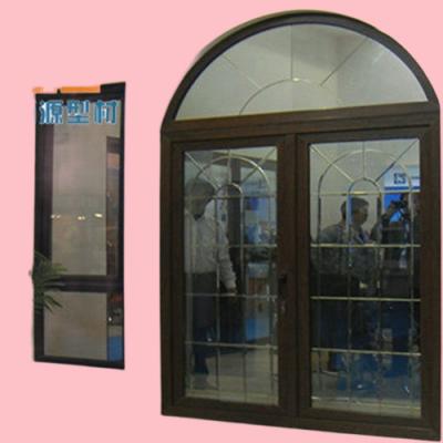 China Solo obturador de cristal Windows del marco de la ventana de la doble vidriera UPVC en venta