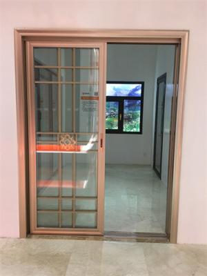 China Double Hollow Glass Sliding Thermal Break Aluminium Doors And Windows Customized for sale