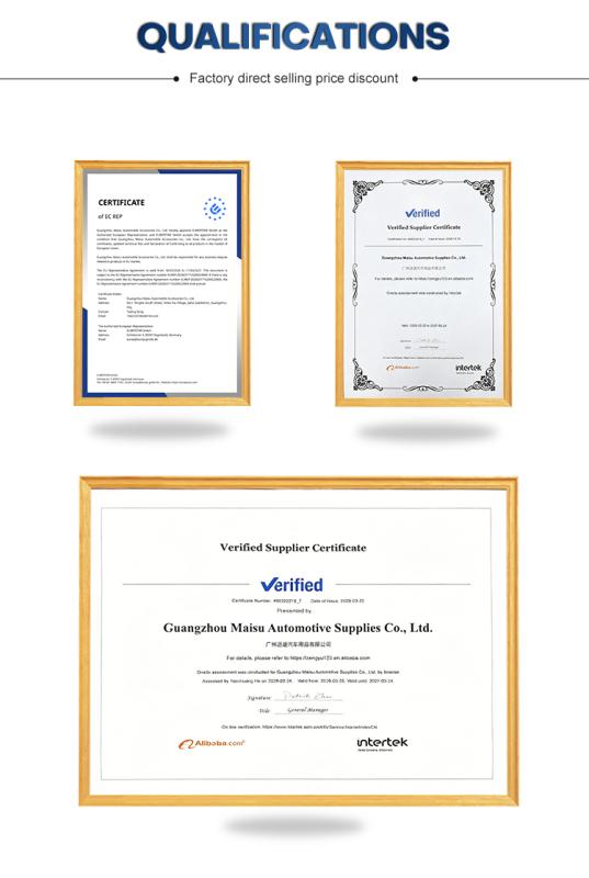 Verified China supplier - Guangzhou Maisu Auto Supplies Co., Ltd.