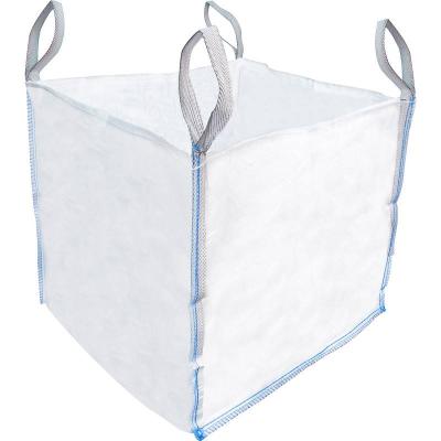 China BREATHABLE PANEL FIBC BAG U BOTTOM OPEN FLAT 4 SEAM-SIDE WIHTE LOOPS LOADING BAG 1000KG CHINA SUPPLIER for sale
