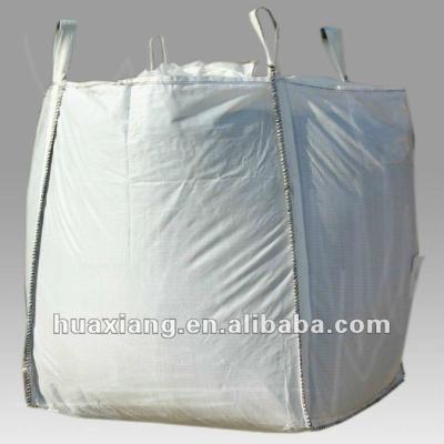 China 1 Ton White Polypropylene Breathable Flexible Super Bags for sale