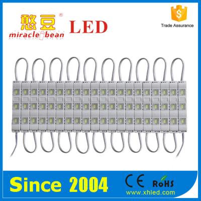 China led module6112-2835 power 1.2W LM150-165LM angle 160 IP65  with the light  box displaying the different luminous characters for sale