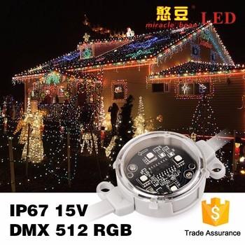 China SMD5050 IP67 RGB LED Pixel Christmas LED Strip Light 0.9Watt DC15V for sale