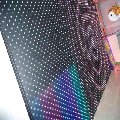 China Matrix Display Pixel DC24V Waterproof RGB LED Point Light Outdoor Led Screen for sale