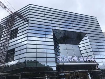 China Um perfil de alumínio de 1 medidor conduziu o projeto de projeto exterior da iluminação da construção da lâmpada do pixel à venda