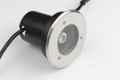 China Geführte wasserdichte Runde der Scheinwerferlicht-vertiefte Pflasterungslampen-24v 1w IP65 im Freien rieb begrabene Lampe zu verkaufen
