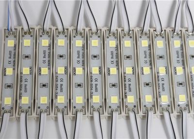 China 5054 wasserdichtes IP65 LED Anzeigen-Zeichen der LED-Modul-hohes Helligkeits-12V 3led für Leuchtkasten zu verkaufen