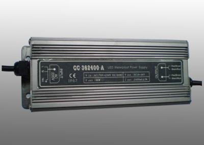 China 2400mA Constant Current Waterproof LED Power Supply For Outdoor LED Lighting for sale