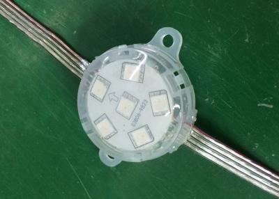 China Luzes decorativas do diodo emissor de luz de DC24V, únicas luzes programáveis do pixel do diodo emissor de luz da cor 38mm à venda