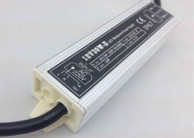 China Short Circuit Protection LED Waterproof Driver , 12V 2.5A Switching Power Supply for sale