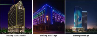 Chine lumières linéaires DMX512 de façade de bâtiment de la lumière DC24V 12W de 3in1 SMD5050 LED/contrôle de SPI à vendre