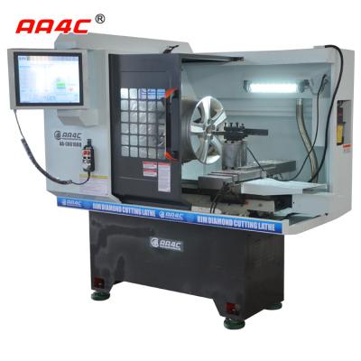 China Laser Scanning Alloy Wheel Diamond Cutting Machine Refurbished Cnc Lathe Wheel Straightening Repair for sale
