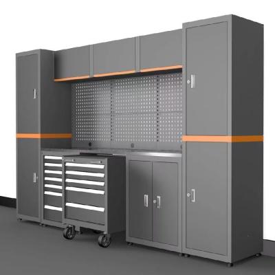 Chine Établi/mobilier métallique en acier de garage de Cabinet d'outil de combinaison d'unités de garage d'atelier grands à vendre