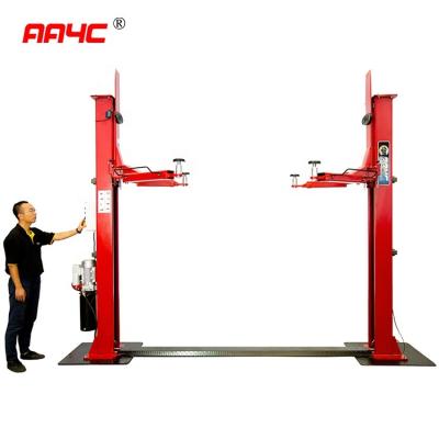 China Hydraulic Twin Post Vehicle Lift 4T 8000lbs Double Car Hoist 240v for sale
