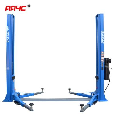 China Dual Post Vehicle Lift 8 Fold  4.5T Points Manual Washing Hydraulic Car Parking System for sale