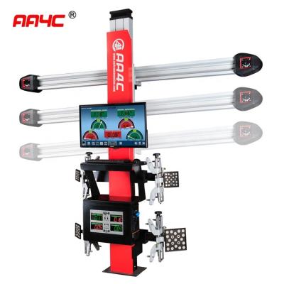 China AA4C Automatically Move Double Screen  Computer four Wheel Alignment 3D Wheel Aligner  AA-DT121BT for sale