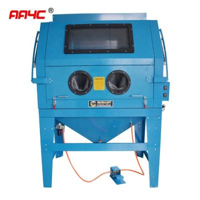 Cina AA4C 1000L sabbiano l'apparecchio a getto di sabbia del gabinetto di brillamento di sabbia del gabinetto AA-SBC1000 in vendita