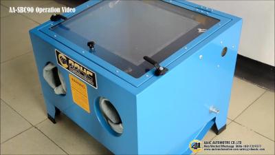 China AA4C 90L strahlen Kabinettstrahlenenkabinett-Strahlenenmaschine AA-SBC90 sand zu verkaufen