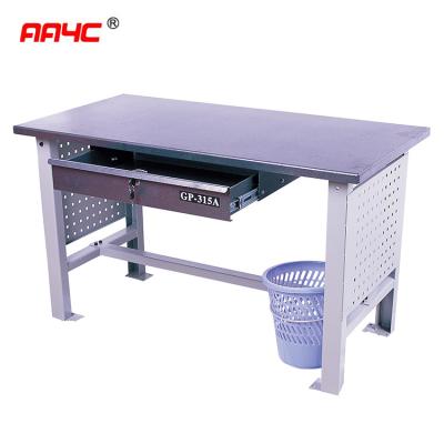 China Diy Mobile Tool Cabinet Metal Workshop Work Table 150x75x81cm for sale