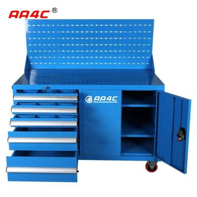 China Work Bench Mobile Tool Cabinet Rolling  27 In. 5 Drawer Tool Box On Wheels for sale