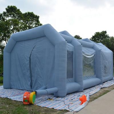 China Prep Vehicle Spray Booth Portable  Inflatable Automotive Paint Booth For Semi Trucks for sale