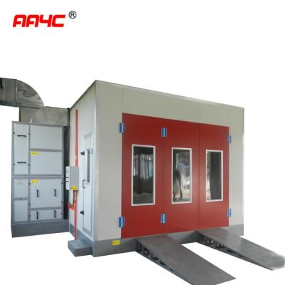 China Auto Body Electrostatic Paint Booth Fire Protection Liquid Baking Room 800Pa for sale
