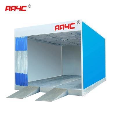 China Powder Vehicle Spray Booth Car Vehicle Spray Booth Portable Paint Prep Station 3M for sale
