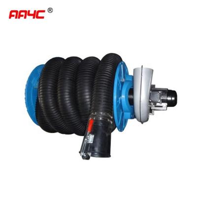 China Engine Portable Diesel Exhaust Extraction Systems Car Vehicle Exhaust Hose Reel for sale