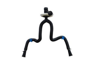 China AA4C garage equipments auto repair Vehicle Exhaust Extraction System Wall Installed with dual pipes trolley for sale