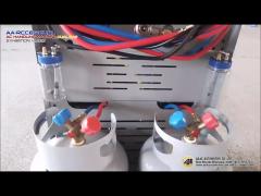 AA4C Car AC Recovery System  AC machine for Dual Gas R134a 1234yf