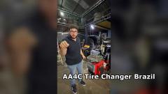 ブラジルで活躍するAA4C 後傾式タイヤチェンジャーAA-TC188