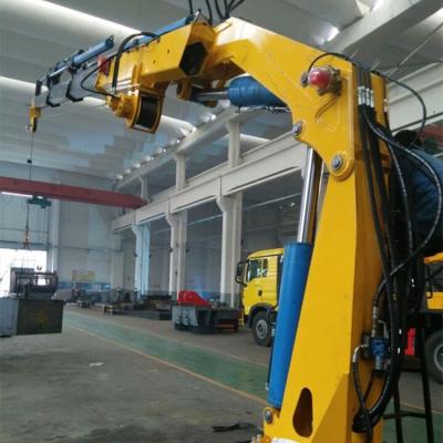 China Hydraulic 6M Folding Boom 2T Offshore Marine Cranes for sale