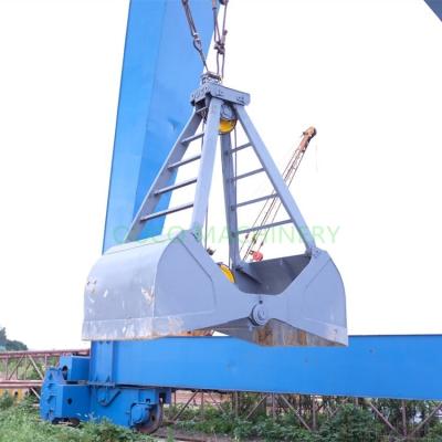 China Customized Mechanical 2 Rope Clamshell Grab Bucket for sale